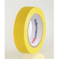 HellermannTyton HelaTape Flex 15 Cinta aislante amarilla 15 mm