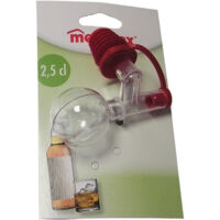 Metaltex Tapón dosificador plástico rojo 2,5 cl
