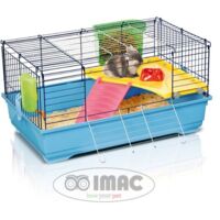 Imac Ronny 80 jaula azul o gris claro para pequeños animales