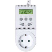 Termostato para enchufe TS05 - termostato para calefacción, termostato digital para control de temperatura, regulador de temperatura automática