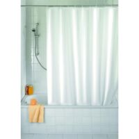Cortina baño Poliéster 180x200 Blanco