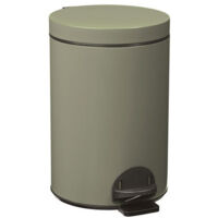 Rossignol Élora cubo de basura baño gris cemento 14 L
