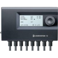 Termostato Euroster E12 negro para calefacción precisa