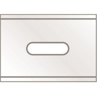 Cuchillo de seguridad SECUPRO MARTEGO/SECUPRO MERAK, Designación : Hoja de recambio inoxidable, paquete de 10, dimensiones 26 x 18,5 x 0,4 mm