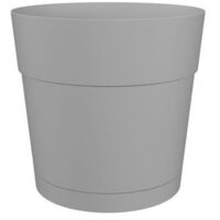 Maceta Artevasi Gris claro Plástico Redonda Ø 40 cm