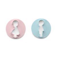 Ibili Girl Boy Set de Cortadores Claro 2 unidades