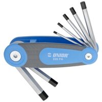 Llaves allen Unior 7 plegables mango ergonómico