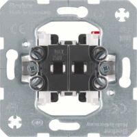 BERKER Interruptor doble para pared hueca 303550