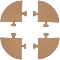 Baldosa artplast corner floor tile 5x5x2.5 cm 4 piezas