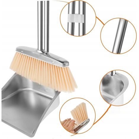 KIT DE NETTOYAGE FACILE : PELLE, BALAI ET BROSSE, SANS SE BAISSER (1/5)