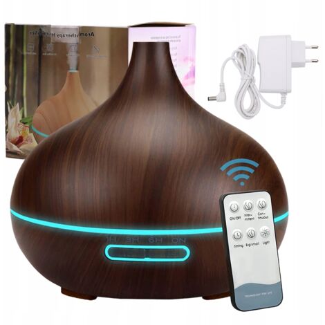 Humidificateur d'air, diffuseur de parfum, huiles essentielles, aromathérapie, LED (1/5)
