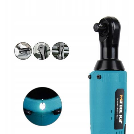 CLÉ À CLIQUET À IMPACT SANS FIL PUISSANTE AVEC ÉTUI ET 2 BATTERIES (1/5)