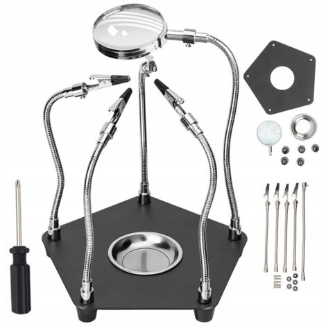 Pince Support Soudage Outil Troisième Main MAKIVI - Support De Soudure Avec Pinces, Bras Flexibles, Pour Électronique Pince Support Soudure électronique
