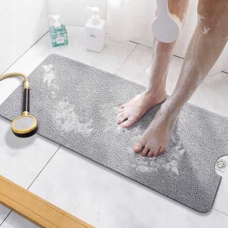 Attrape-Cheveux De Douche Mural En Silicone - 12x9,9 Cm - Ventouse, Réutilisable - Anti-Bouchon Canalisation