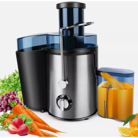 Centrifugeuse Extracteur de Jus, Puissance Maximale 1000W Centrifugeuse Fruits et Legumes à 2 Vitesses, Bec Anti-goutte, Grand Bouche en Acier Inox