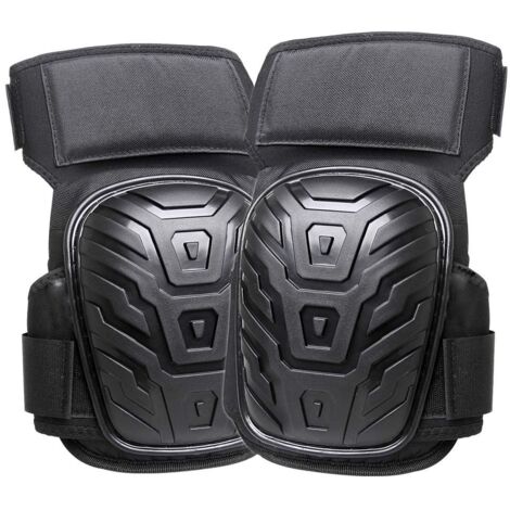 Genouillères Professionnelles,Heavy Duty Genouillère Rembourrage en Mousse avec Coussin en Gel Confortables et Sangles Réglables pour Travailler, Gardning et Construction (1/5)