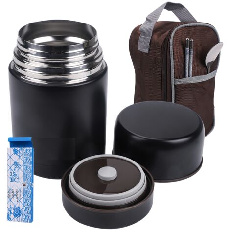 Thermos Alimentaire Chaud 1200 ML, Acier Inoxydable Boite Repas Isotherme avec Cuillère, Boite Alimentaire (1/5)