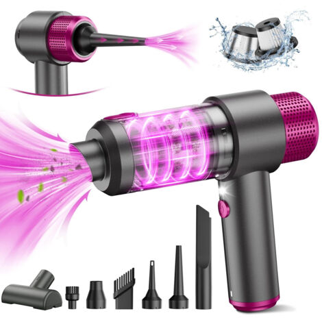 Aspirateur à Main, Mini aspirateur léger Portable Rechargeable par USB 8000 Pa, aspirateur de Voiture 4 000 mAh (1/5)