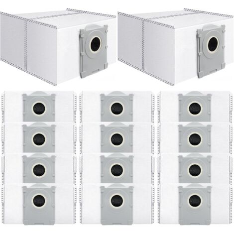 Lot de 14 Sac d'aspirateur Accessoires pour Ecovacs Deebot X8/T50/T80 OMNI—Aspirateur Accessoires de Rechange Sac à poussière (1/5)