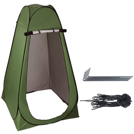 Tente de Toilette Pop Up Camping Anti-UV, Tente de Douche Portable pour Plage Pêche Randonnée Bain L'extérieur, avec Un Sac de Transport
