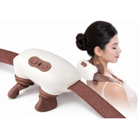 Masseur Cervical et Épaules Électrique – Nouveau Modèle 2026 – Massage Shiatsu Multi-Zones pour Cou, Dos et Jambes - Chauffant – 3 Niveaux d’Intensité (1/5)