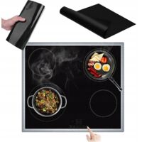 Tapis de protection pour plaque à induction avec fonction de cuisson, facile à nettoyer