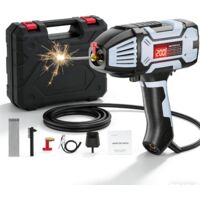 Poste a Souder Portative, 200A Arc Machine à Souder Soudeur Inverter Igbt Soudeuse à électrodes, 220v/3000w Portable Poste à Souder Affichage Digital Lcd Soudeuse Avec Outils De Soudage