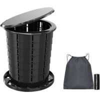 Toilettes de voyage pliables portables pour toilettes de camping