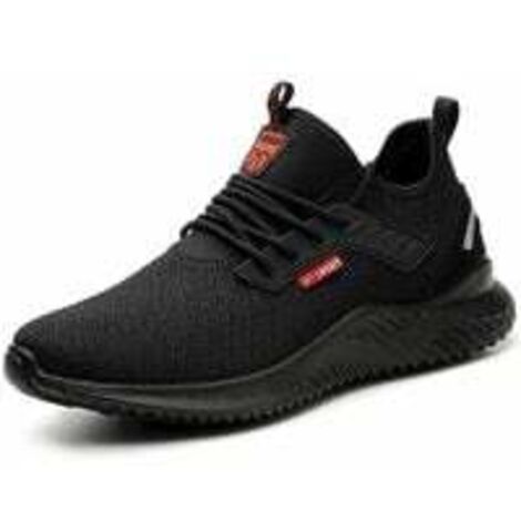 Leichte Sicherheitsschuhe, Baustellenschuhe, Stahlkappe, rutschfeste und atmungsaktive Sicherheitssneaker, Arbeitsschuhe für Damen und Herren, Unisex, 40 Eu
