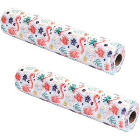 2 Stück Schubladeneinlage, Küchenschrank-Papier, Schubladenmatte, wasserdicht, rutschfest, hitzebeständig, Schubladen-Tischset, zuschneidbar, nicht klebendes Schrankpapier, 45 x 300 cm