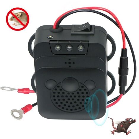 Ultraschall-Autoabwehrgerät mit blinkendem LED-Licht, für Garagen und Nagetiere (1/5)