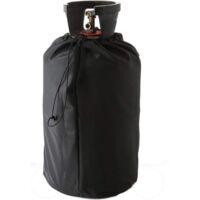 Propangasflaschenabdeckung, 210D-Gasflaschen-Schutzhülle mit verstellbarem Kordelzug, wasserdichte, winddichte und UV-beständige Gastankabdeckung aus Oxford-Stoff für den Garten im Freien (31 × 59)