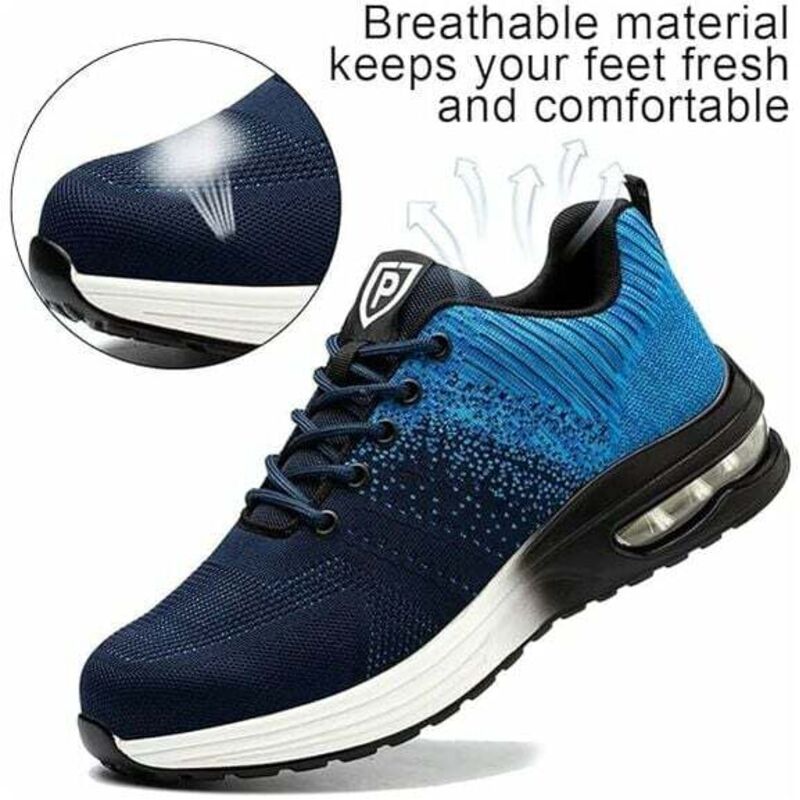 DYKHMILY Scarpe Antinfortunistiche Uomo Leggere Scarpe Da Lavoro Con