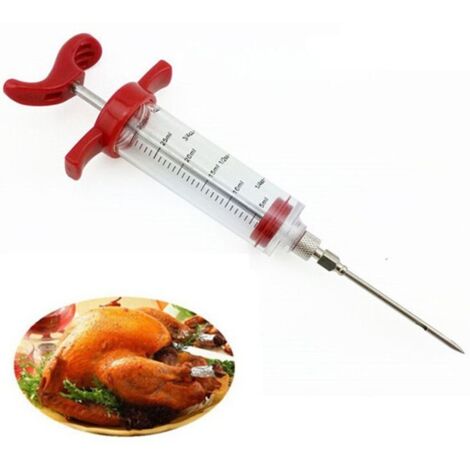 Siringa per condimenti Accessori da cucina Siringa per condimenti rossa (1/5)