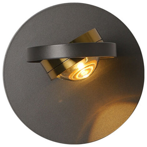 Lampada da parete color crema, lampada da comodino scandinava, lampada da parete per corridoio, lampada da parete a spettro completo, lampada da parete con protezione per gli occhi, nero, colori caldi (1/4)