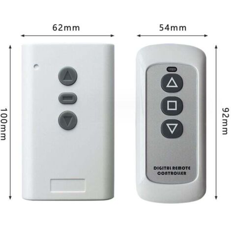 Interruttore di controllo remoto wireless 433 MHz Interruttore di controllo remoto wireless universale 220 V per tenda del proiettore, ascensore, marca, controller per tessuto elettrico dello schermo (1/4)
