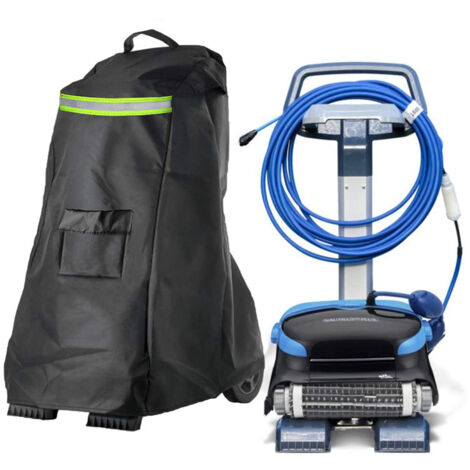 Copertura per pulitore per piscina Dolphin Robotic con maniglia, tasche con coulisse e strisce riflettenti, antipolvere (1/5)