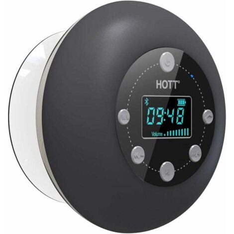 Radio e altoparlante da bagno - Radio da doccia Bluetooth 5.0, altoparlante impermeabile, musica wireless da bagno -