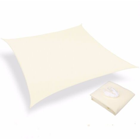 ShadeMart Vela Parasole Rettangolare 1,8x4,2m (6'x14') - Tessuto HDPE, UPF50+, Resistente Ai Raggi UV, Rosso - 6