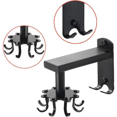 Portautensili Da Cucina In Legno Girevole 360° – Organizzatore Compatto Per Cucchiai, Forchette E Spatole, 11x14,5 Cm