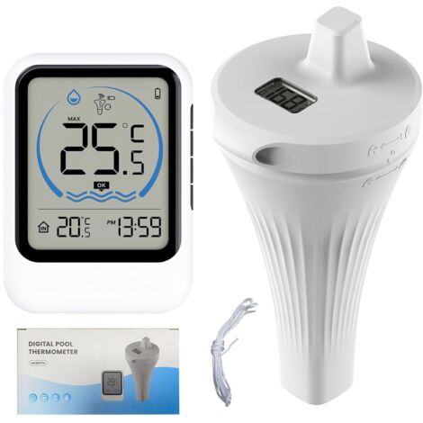 Lntyq Orologio digitale impermeabile per doccia, timer per bagno