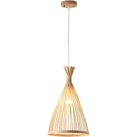 Lampadario in bambù intrecciato ø60 cm, vani naturale La Redoute Interieurs | La Redoute