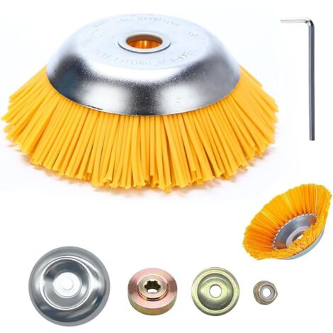 Testina per decespugliatore, spazzola universale per decespugliatore, spazzola per erba selvatica per decespugliatore - 8 pollici (1/5)
