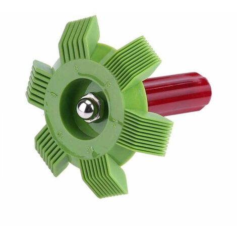Accessorio per aria condizionata mobile: pettine per la pulizia, rastrello, raddrizzatore per alette del radiatore e del condensatore, utensile per aria condizionata, aria condizionata per auto, petti (1/5)