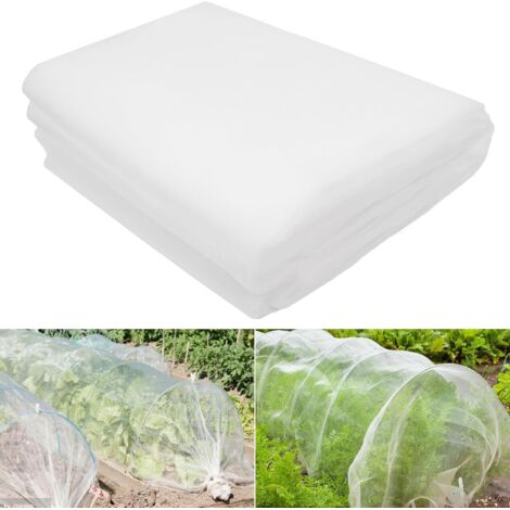 Rete anti-uccelli e anti-insetti, Rete da giardino, Rete anti-insetti per orti, Rete anti-insetti a maglia fine per la protezione di piante, fiori, ortaggi e frutta, 3m x 15m (1/5)