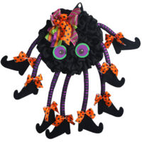 Corona di Natale di Halloween Ragno