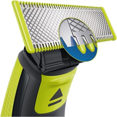 Cuchillas de repuesto de acero inoxidable OneBlade x2 compatibles con todas las afeitadoras eléctricas OneBlade (modelo QP220/50) (1/5)