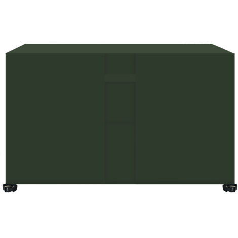 Funda rectangular para muebles de jardín, funda Oxford cuadrada para muebles de patio con rejillas de ventilación, resistente al agua, al viento y al polvo, para mesas, sillas y muebles, color verde, (1/5)