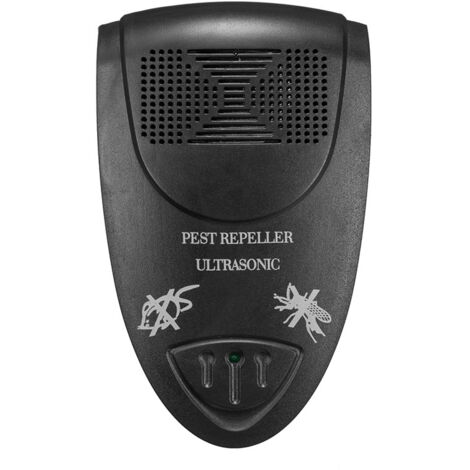 Repelente ultrasónico para ratones y ratas, repelente ultrasónico para insectos y roedores, repelente electrónico para interiores contra ratones, mosquitos, cucarachas, ratas, hormigas y arañas (1/2)