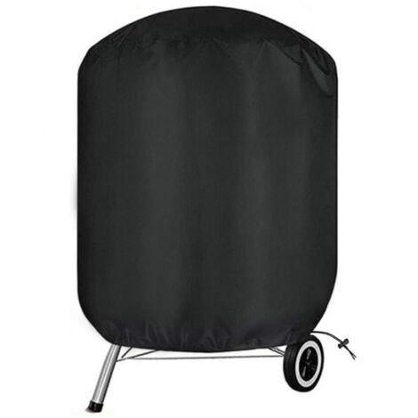 Funda para barbacoa Weber, funda para barbacoa Weber para exteriores, funda impermeable Oxford 420D para barbacoa redonda Weber, color negro (Φ71 x 79 cm) (1/2)